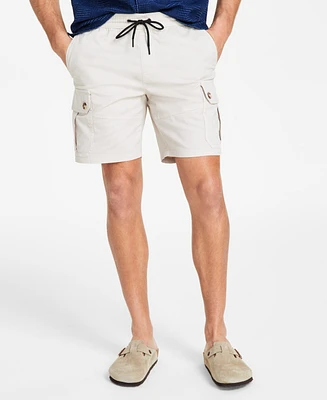 Sun + Stone Men's Relaxed Fit 8" Cargo Shorts, Created for Macy's