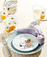 Lenox Peanuts Easter Accent Plates, Set of 4