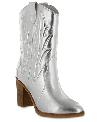 Mia Women's Raylyn Block Heel Western Boots