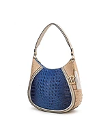 Mkf Collection Naira Crocodile Hobo Shoulder Handbag by Mia K.