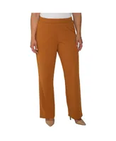 Women's Plus High Waist Stretch Crepe Pants