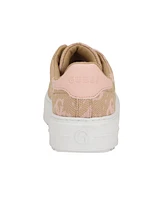 Guess Women's Denesa Treaded Platform Lace-Up Sneakers