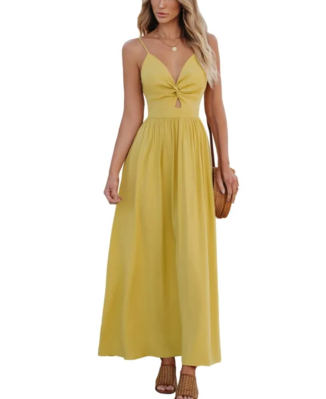 Lucky Brand Women's Embroidered Beach Maxi Dress - Macy's