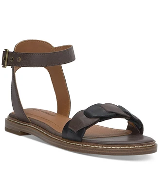 Lucky Brand Women's Kyndall Ankle-Strap Flat Sandals