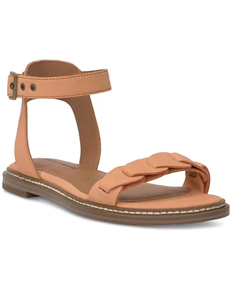 Lucky Brand Women's Kyndall Ankle-Strap Flat Sandals