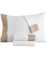Closeout! Hotel Collection Italian Percale Sateen Cuff 4-Pc. Sheet Set, California King, Exclusively at Macy's
