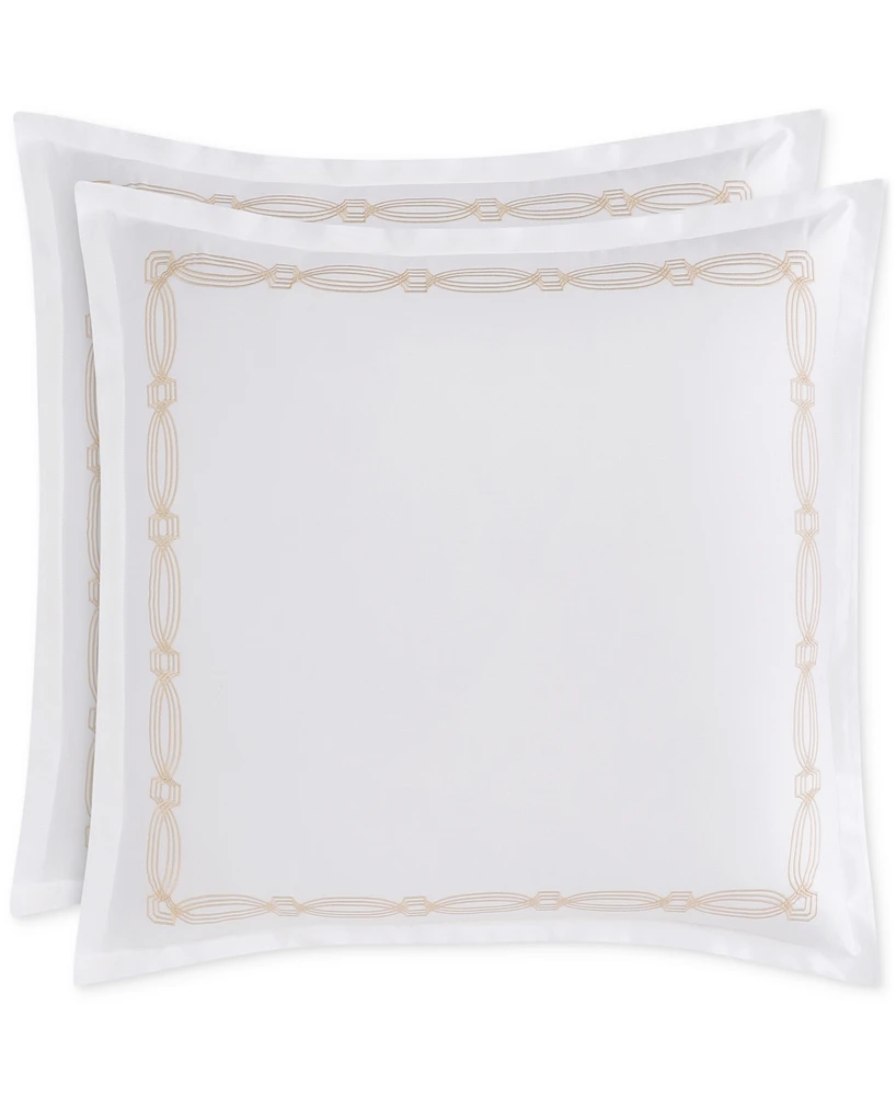 Hotel Collection Portofino Cotton 2-Pc. Sham Set, European, Exclusively at Macy's