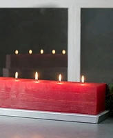 Vance Kitira 22.75" Layered Brick Candle