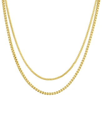 And Now This 18K Gold Plated or Silver Layered Necklace