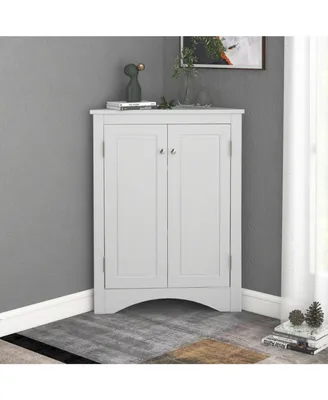 Simplie Fun Adjustable Shelf Bathroom Storage Cabinet