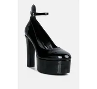 Women's babe heaven patent pu pumps