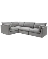 Marsten 126" 4-Pc. Fabric Sectional Sofa, Created for Macy's