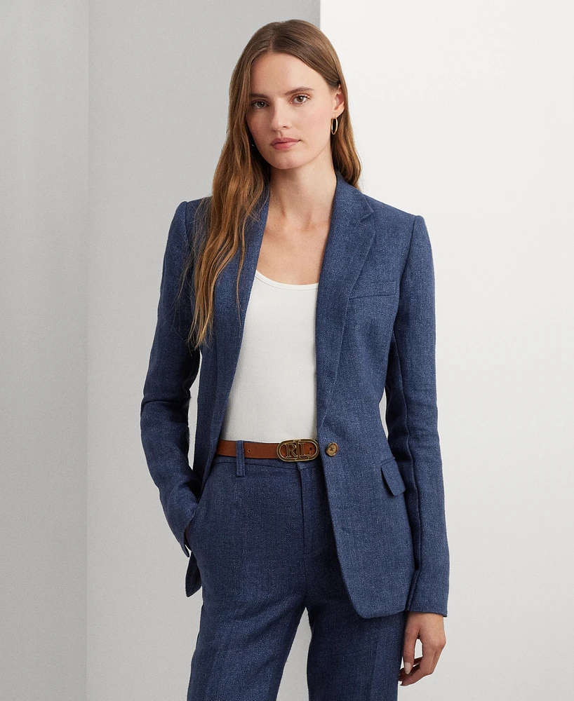 Lauren Ralph Lauren Women's Tailored One-Button Blazer