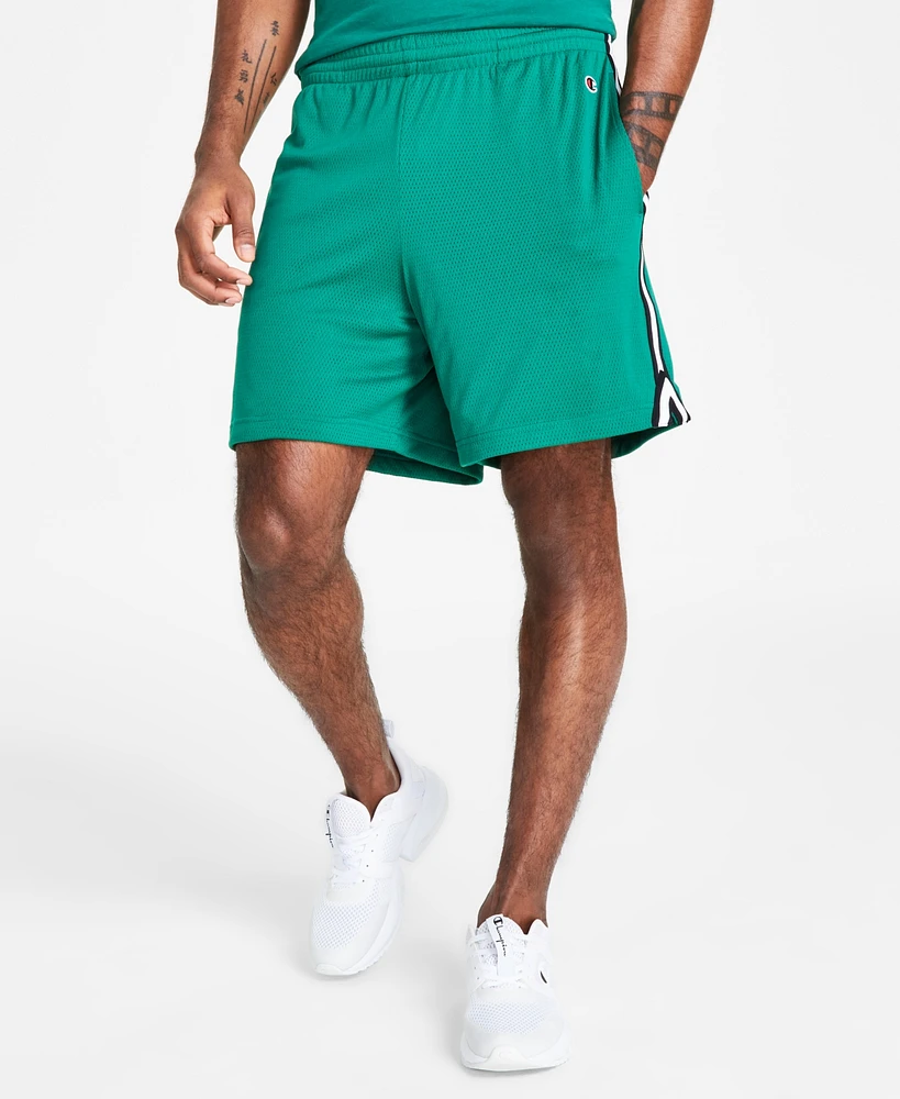 Champion Men's Attack Loose-Fit Taped 7" Mesh Shorts