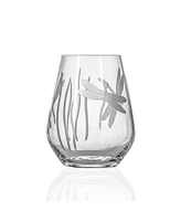 Rolf Glass Dragonfly Stemless Wine Tumbler 18oz