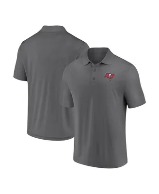 Men's Fanatics Pewter Tampa Bay Buccaneers Component Polo Shirt