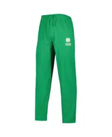 Men's Concepts Sport Heathered Green, Charcoal Distressed Notre Dame Fighting Irish Meter Long Sleeve T-shirt Pants Sleep Set