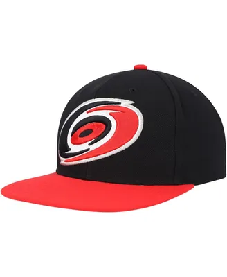 Men's Mitchell & Ness Black Carolina Hurricanes Core Team Ground 2.0 Snapback Hat