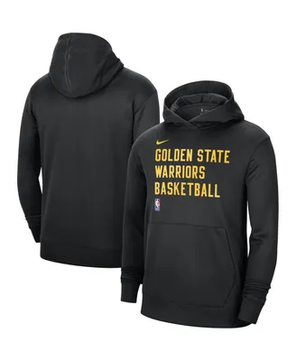 Men's and Women's Nike Black Golden State Warriors 2023/24 Performance Spotlight On-Court Practice Pullover Hoodie