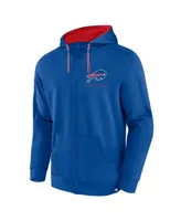 Men's Fanatics Royal Buffalo Bills Defender Evo Full-Zip Hoodie