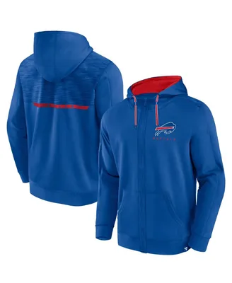 Men's Fanatics Royal Buffalo Bills Defender Evo Full-Zip Hoodie