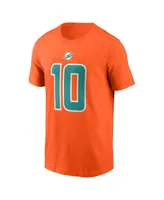 Men's Nike Tyreek Hill Miami Dolphins Player Name and Number T-shirt