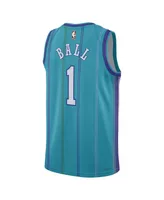 Men's and Women's Jordan LaMelo Ball Teal Charlotte Hornets 2023/24 Swingman Replica Jersey - Classic Edition