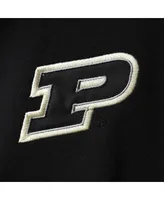 Men's Colosseum Black Purdue Boilermakers Tortugas Logo Quarter-Zip Jacket