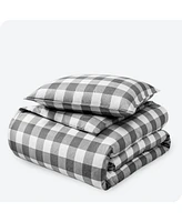 Bare Home Double Brushed Duvet Cover Set Twin/Twin Xl 