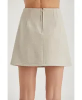Women's Mallory Wool Blend Mini Skirt