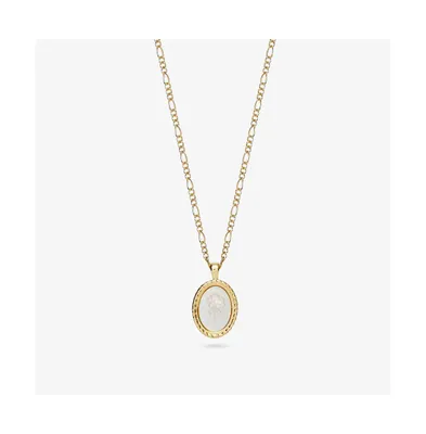Ana Luisa Rose Engraved Necklace - Hannah