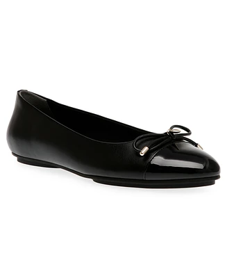 Anne Klein Women's Luci Cap Toe Ballet Flats