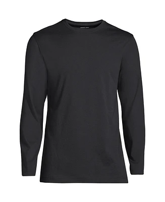 Lands' End Men's Long Sleeve Cotton Supima Tee