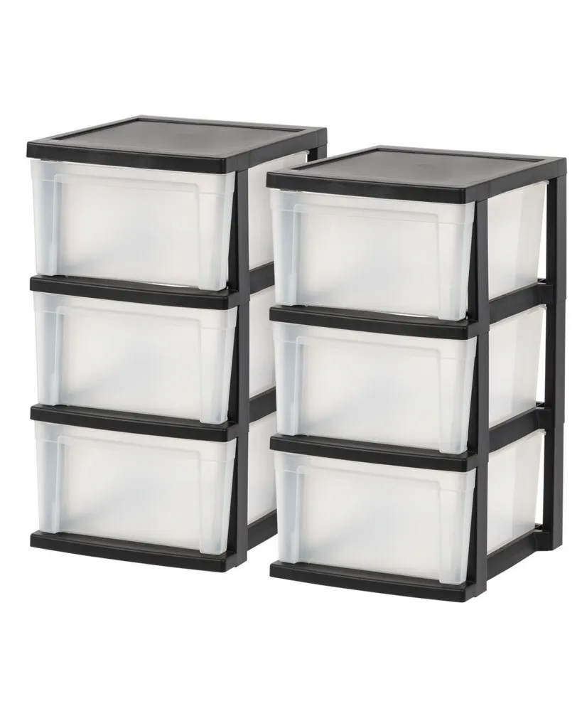 Iris Usa 3-Drawer Plastic Storage Dresser, 2