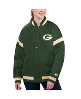 Women's Starter Green Bay Packers Tournament Full-Snap Varsity Jacket