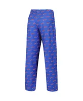 Women's Concepts Sport Royal Buffalo Bills Gauge Allover Print Sleep Pants