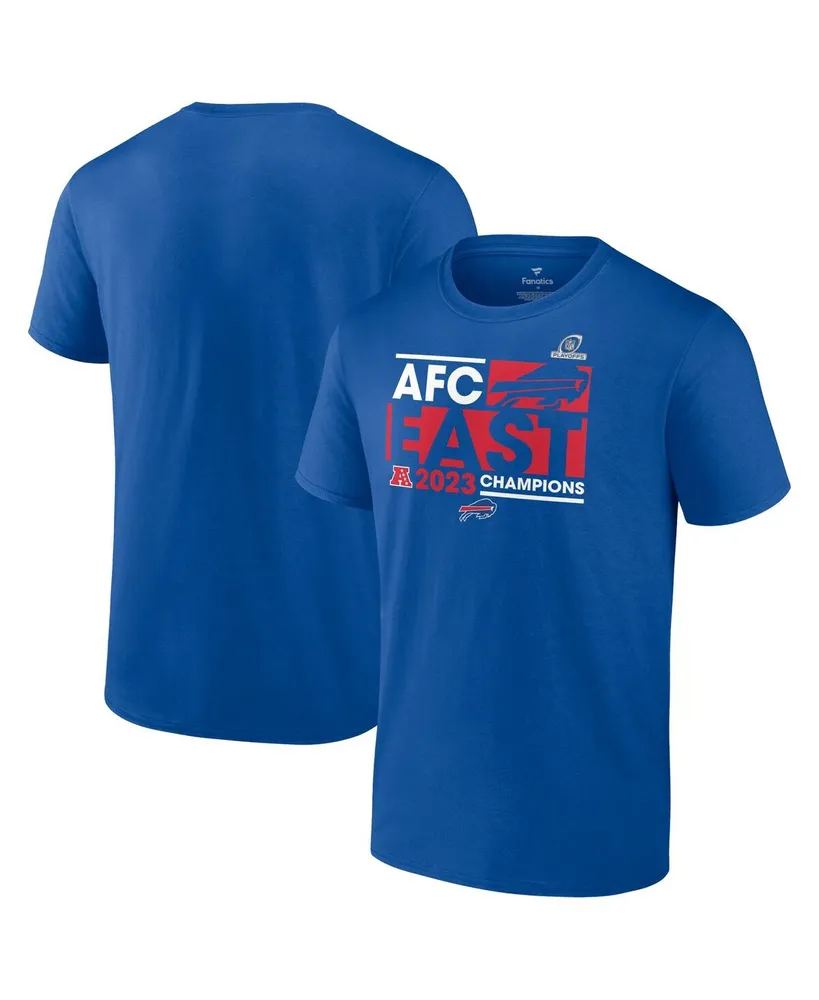 Men's Fanatics Royal Buffalo Bills 2023 Afc East Division Champions Big and Tall T-shirt