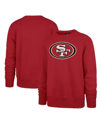 Men's '47 Brand Scarlet San Francisco 49ers Imprint Headline Pullover Sweatshirt