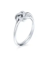 Bling Jewelry Best Friends Irish Celtic Love Knots Infinity Promise Ring Band For Women Oxidized .925 Sterling Silver