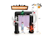 7.5 Feet Halloween Inflatable Archway Blow-up Festive Decoration for Backyard and Porch