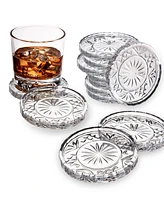 Godinger Dublin Crystal Coasters, Set of 12