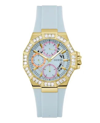 Guess Women's Analog Blue Silicone Watch 39mm