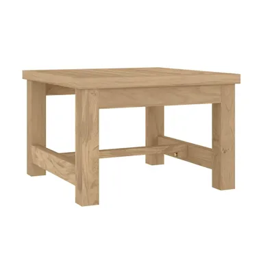 Coffee Table 17.7"x17.7"x11.8" Solid Wood Teak