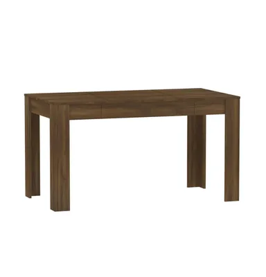 Dining Table Brown Oak 55.1"x29.3"x29.9" Engineered Wood