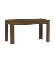 Dining Table Brown Oak 55.1"x29.3"x29.9" Engineered Wood