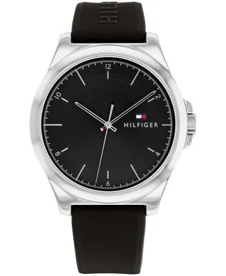 Tommy Hilfiger Men's Quartz Silicone Watch 42mm