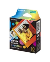 Fujifilm Instax Square Link Instant Smartphone Printer (Green) with Rainbow Film