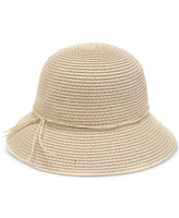 Style & Co Women's Packable Straw Cloche Hat, Created for Macy's