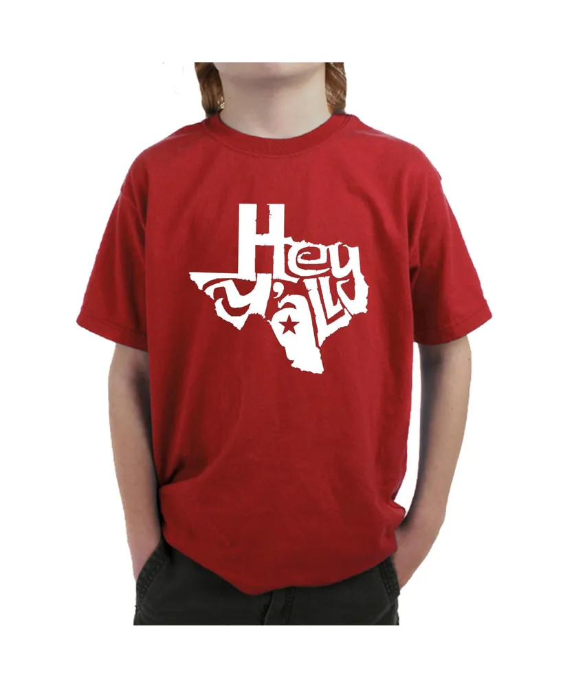 Boy's Word Art T-shirt - Hey All