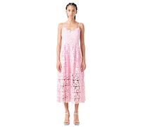 endless rose Women's Lace Cami Midi Dress